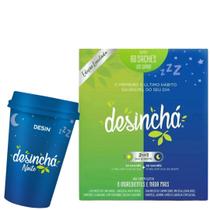 Desinchá Dia E Noite - 60 Sachês + Copo Bucks Para Viagem