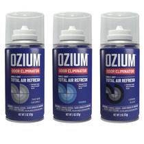 Desinfectante de Aire para Auto Ozium Nebulizador para Auto 60ml Paquete de 3 Variedades