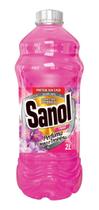 Desinfetante Bactericida Sanol 2 Litros Floral Limpeza KIT2