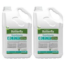 Desinfetante Butterfly 5 Litros Pronto para Uso Audax Kit 2 Unidades Para Casa / Escritório / Comércio