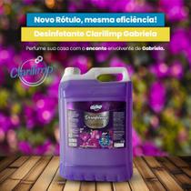 Desinfetante Cereja e Avelã Floral Gabriela Kaiak Limpa Desinfeta Perfuma Clarilimp 5L