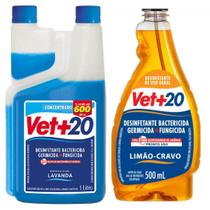 Desinfetante Concentrado Bactericida 1L + 500ml - VET+20 Desinfetante Concentrado Bactericida 1L + 500ml - VET+20
