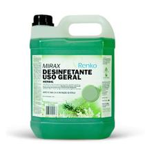 Desinfetante Diluiçao 1/200 Herbal Mirax 5l Renko