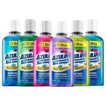 Desinfetante Diluível Concentrado Azulim Fragrâncias 140ml - Kit Com 12 Unidades