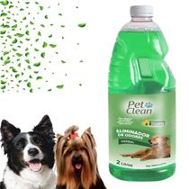 Desinfetante Eliminador De Odor Pet Caes Gato 2L Pet Clean