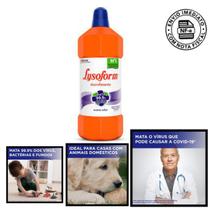 Desinfetante lysoform 1l suave odor recomendado por médicos