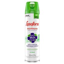Desinfetante Lysoform Aerossol Citrus 360ml Desinfetante Lysoform Aerossol Citrus 360ml