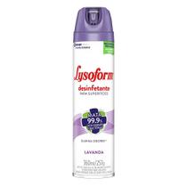 Desinfetante Lysoform Spray Bactericida Lavanda 360ml
