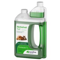 Desinfetante Ourofino Bactericida Herbalvet T.A - 1 Litro - Ouro Fino Pet