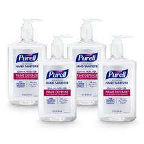 Desinfetante para mãos Purell Prime Defense 355ml (pacote com 4) Desinfetante para mãos Purell Prime Defense 355ml (pacote com 4)