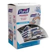Desinfetante para mãos Purell Singles Advanced Gel 125 ml, pacote com 125