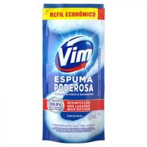 Desinfetante para uso geral original vim espuma poderosa sachê 450ml refil econômico