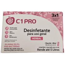 Desinfetante Para Uso Geral Sachê Super Concentrado C1 Pro