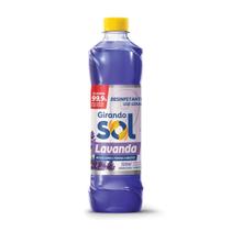 Desinfetante Perfumado Lavanda Girando Sol 500Ml, Desinfetante Líquido De Uso Geral, Lilás, Elimina 99,9% Dos Germes E B Desinfetante Perfumado Lavanda Girando Sol 500Ml, Desinfetante Líquido De Uso Geral, Lilás, Elimina 99,9% Dos Germes E B