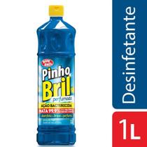 Desinfetante Pinho Bril Brisa Do Mar 1000ml - Embalagem c/ 12 Unidades