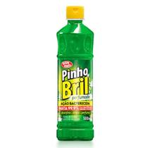 Desinfetante Pinho Bril flores de limão 500ml - Bombril Desinfetante Pinho Bril flores de limão 500ml - Bombril