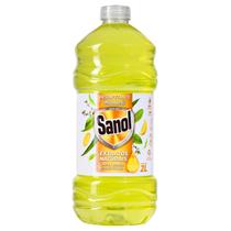 Desinfetante sanol extratos naturais capim limao e folhas verdes 2litros 2018