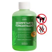 Desinfetante Tira Cheiro Xixi Urina Fezes Herbal Viu Pet 500ml Rende 1000L