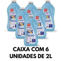 Desinfetante Uso Geral Girando Sol 2L Talco Caixa Fechada Desinfetante Uso Geral Girando Sol 2L Talco Caixa Fechada