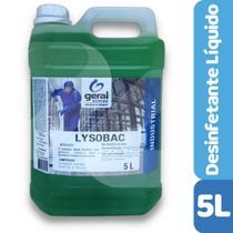 Desinfetante Uso Geral Lysobac - 5 Litros - Brilho Xike