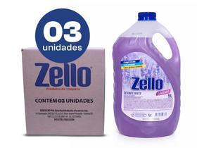 Desinfetante Zello De Lavanda 5L - 3 Unidades Desinfetante Zello De Lavanda 5L - 3 Unidades