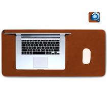 Desk Pad 160x30 p/ Computador Notebook em Couro + porta copo