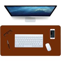 Desk Pad 160x40 p/ Computador Notebook em Couro + porta copo Desk Pad 160x40 p/ Computador Notebook em Couro + porta copo