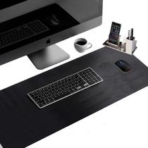 Desk Pad 160x40 p/ Computador Notebook em Couro + porta copo