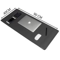 Desk Pad em material sintético 90x40 Cinza Desk Pad em material sintético 90x40 Cinza