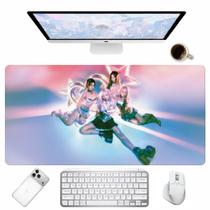 Desk Pad Estilo Coreano Feminino Base para Mouse K-Pop Mesa Escritório Gamer Desk Pad Estilo Coreano Feminino Base para Mouse K-Pop Mesa Escritório Gamer