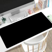 Desk Pad Mouse Pad Tapete 75 X 35 Cm material sintético Grande Preto material sintético Costurado - MPG