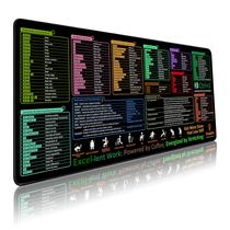 Desk Pad ProBtis Excel Cheat Sheet XXL 90x40cm Mousepad