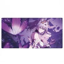 Desk Pad Roxo Personagem Feminina de Fantasia Mouse Pad Gamer para Computador Desk Pad Roxo Personagem Feminina de Fantasia Mouse Pad Gamer para Computador