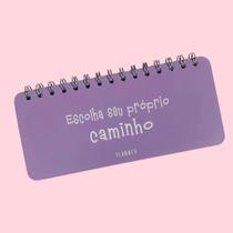 Desk Planner Permanente com Frases Motivacionais para Organização