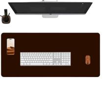 Deskpad couro gamer escritório mesa decoração 160x30