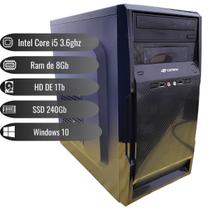 Desktop Completo C3tech Intel I5 3 Hd 1tb Ssd 220gb 8gb Ram
