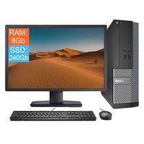 Desktop Dell Intel Core i5 8Gb SSD 240Gb + Monitor 19"