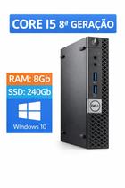 Desktop Dell Mini Core i5 8ª Geração DDR4 8GB SSD 240 Bivolt