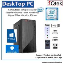 DESKTOP PC INTEL CORE i5 3.2Ghz 16GB SSD120GB + 1TERA - QUIOTEK