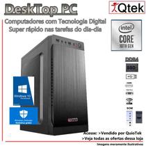Desktop pc intel i5-10400 4gb ssd480gb + hd 2tera - QUIOTEK