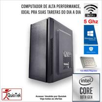 Desktop pc qtek intel i5-10400 16gb ssd480gb + hd 2tera - QUIOTEK