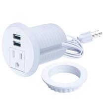 Desktop Power Grommet Maggie 5V/2A USB 125V/12A 1 tomada