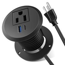 Desktop Power Grommet Outlet de 2 polegadas com USB tipo C 20W PD