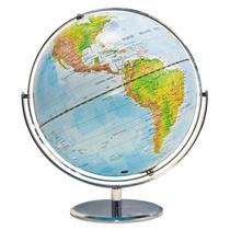 Desktop World Globe Advantus de 30 cm com oceanos azuis para casa Desktop World Globe Advantus de 30 cm com oceanos azuis para casa