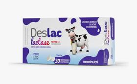 Deslac Lactase 30 cápsulas 10.000 U.FCC Mastigável MAXINUTRI - 03 - MAXINUTRI