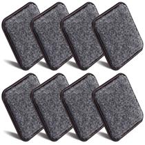 Deslizadores para móveis ASTIMESA 8 peças 7,8 cm quadrados marrons