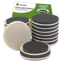 Deslizadores para móveis Covercorner 16 peças, 9 cm, pacote combo Deslizadores para móveis Covercorner 16 peças, 9 cm, pacote combo