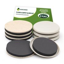 Deslizadores para móveis Covercorner 8 peças 9 cm kit combo Deslizadores para móveis Covercorner 8 peças 9 cm kit combo