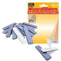 Deslizadores para móveis WIZARD SLIDERS 16 peças PTFE 2,5 x 10 cm Deslizadores para móveis WIZARD SLIDERS 16 peças PTFE 2,5 x 10 cm