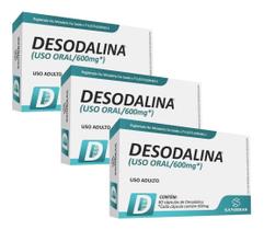 Desodalina 60 Caps 600mg Sanibras Kit 3 Unidades